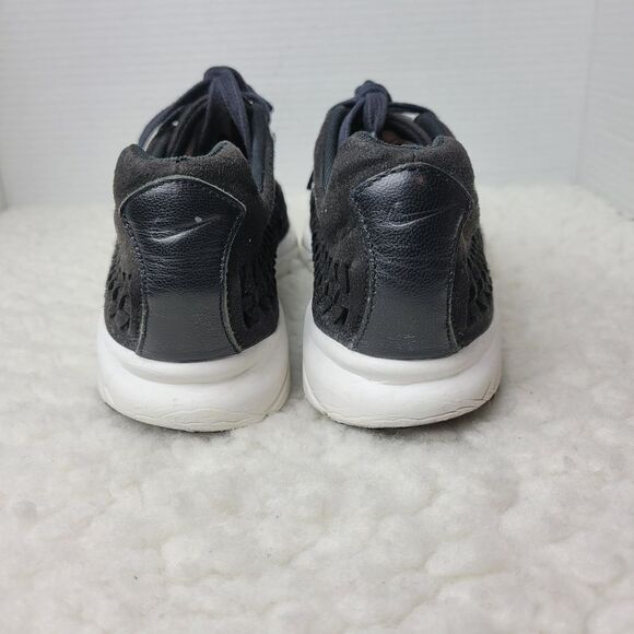 Nike Air Mayfly Woven QS Quick Strike Men's Sneaker Size 9.5 Black Suede Shoes - Picture 4 of 10
